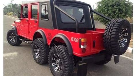 Customised Mahindra Thar 6x6: Modification cost? Where to buy? Know ...