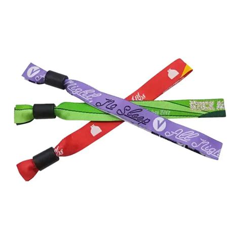 Custom Wristband With Logo Print For Event Fabric Wristbands | Jarmoo