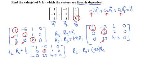 Linearly Dependent And Independent Vectors Examples - Photos