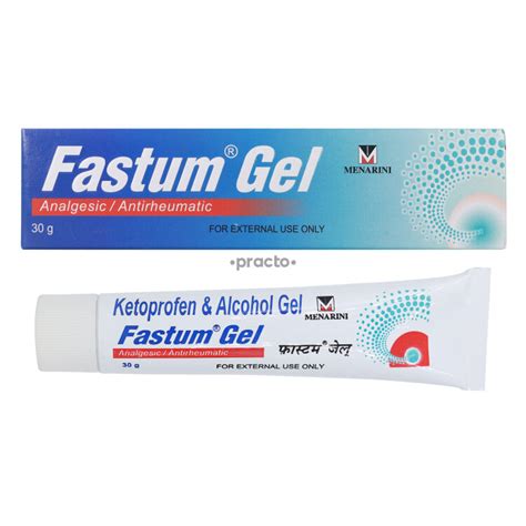 Fastum 2.5 % Gel - Uses, Dosage, Side Effects, Price, Composition | Practo