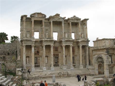 A reconstructed library in Ephesus, Turkey | Library of alexandria ...