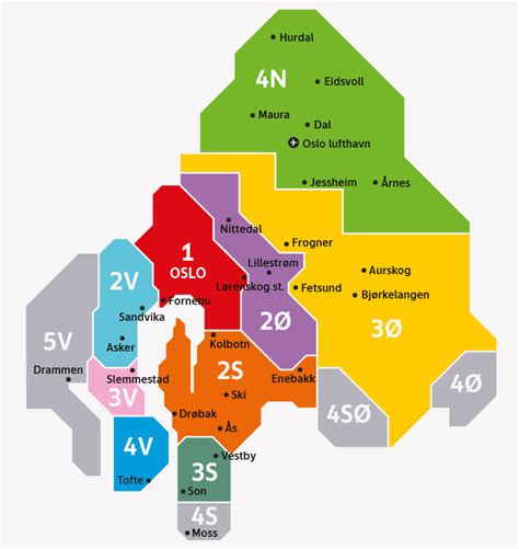 Oslo Metro Map and Subway System