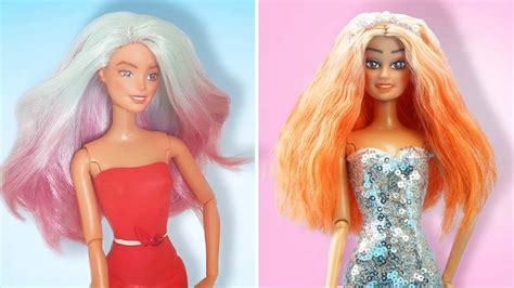 DIY Doll Hairstyles ️ 6 Amazing Barbie Hair Transformations ️ Barbie ...