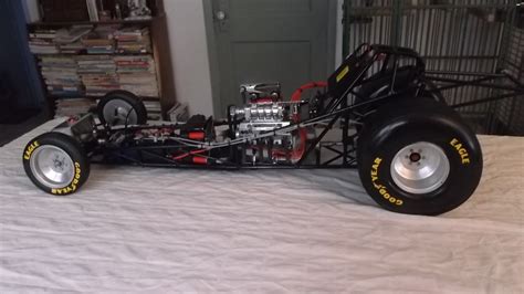 1/4 scale rc car new era dragster with conley 327 supercharged v-8 ...