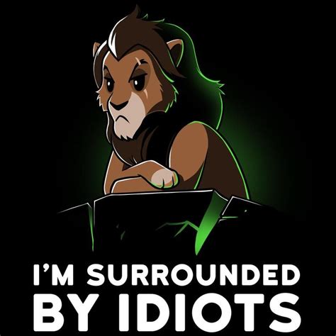 I'm Surrounded By Idiots T-Shirt Disney TeeTurtle | Cute cartoon ...