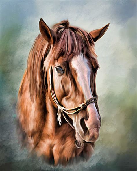 Painting Of A Horse Head at PaintingValley.com | Explore collection of ...