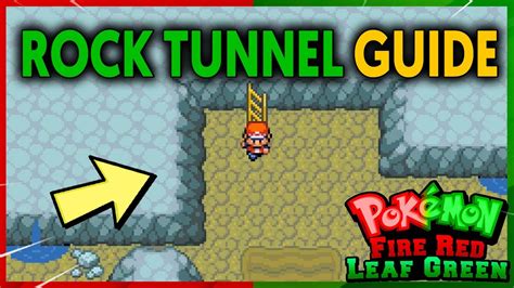 ROCK TUNNEL WALKTHROUGH *NO FLASH* ON POKEMON FIRE RED AND LEAF GREEN ...