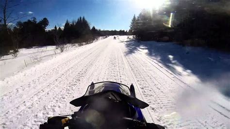 Aroostook County Maine Snowmobiling - ITS 85s from Eagle Lake to ...