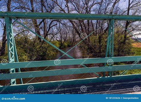 The Iron Bridge stock photo. Image of historic, green - 181223626