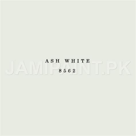 DIAMOND ACE DURASILK ASH WHITE-8562 - Jami Paint