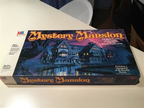 Original Vintage 1984 MYSTERY MANSION Board Game by Milton Bradley ...