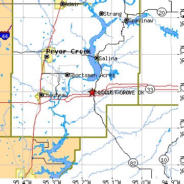 Locust Grove, Oklahoma (OK) ~ population data, races, housing & economy