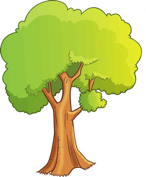 Clipart - Cartoon Tree Isolated