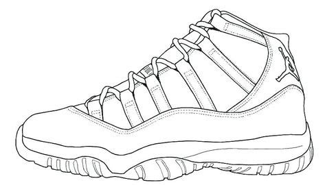 Image result for jordan coloring sheet in 2019 | Sneakers sketch, Air ...