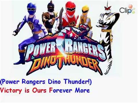 Power Rangers Dino Thunder Theme song(Lyrics) - YouTube