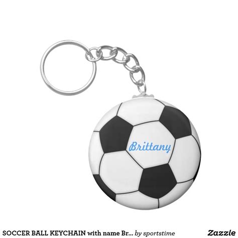 SOCCER BALL KEYCHAIN with name Brittany Soccer Dad, Soccer Shirts ...