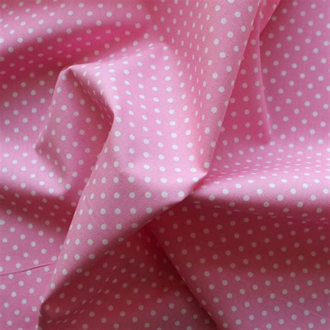 Pale Pink Polka Dot - Overdale Fabrics