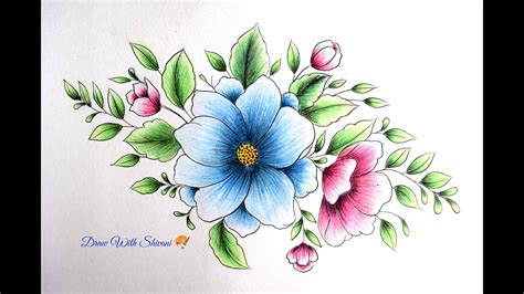 Flowers Drawing Images | Best Flower Site