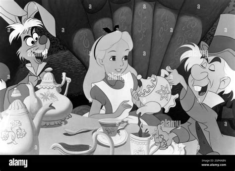 ALICE IN WONDERLAND, from left, March Hare (voiced by Jerry Colonna ...