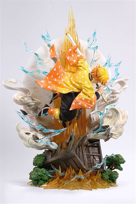 JUL229169 - DEMON SLAYER ZENITSU THUNDER BREATHING LIGHT UP STATUE ...