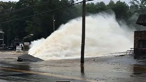 Water Main Break in Waterbury Causes Road Closure, Detours – NBC ...