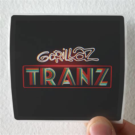 Gorillaz Tranz Pot Remix Album Cover Sticker