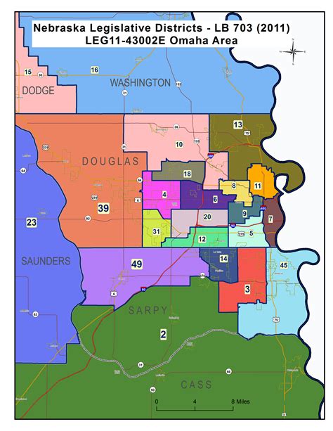 Legislative District Map | Nebraska Council of School Administrators ...