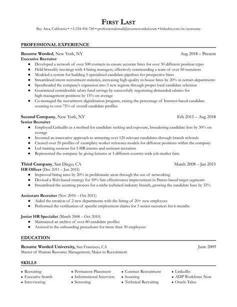 Executive Director for Non-Profit Resume Examples for 2024 | Resume Worded