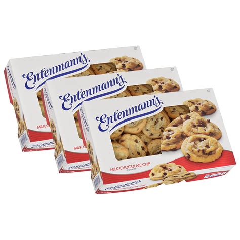 (3 Pack) Entenmann's Milk Chocolate Chip Cookies 12 oz - Walmart.com ...