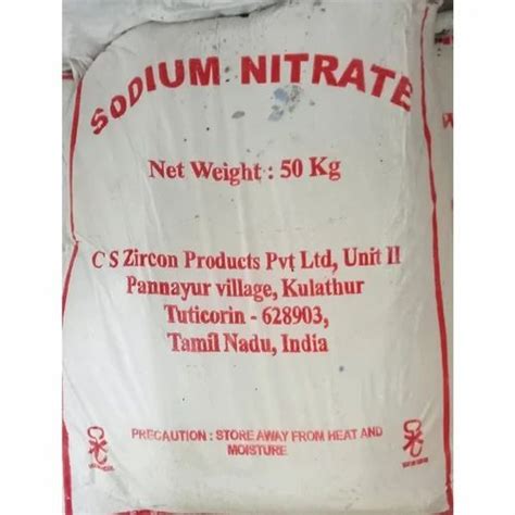 50 Kg Industrial Grade Sodium Nitrate at Rs 30/kg | Sodium Nitrate in ...