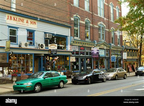 AJD53302, Lambertville, NJ, New Jersey, Historic Downtown Stock Photo ...