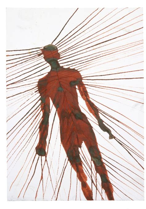 Aniline Dye – Drawing Series – Antony Gormley