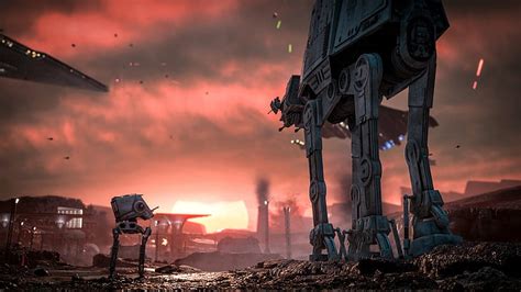 HD wallpaper: Star Wars, Star Wars Battlefront (2015), AT-AT Walker, AT ...