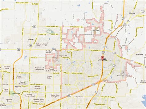 McKinney Texas Map