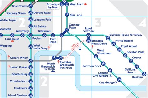 Emirates Cable Car London Map - United States Map