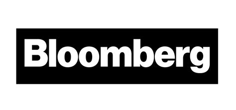 Bloomberg white logo on black background transparent PNG - StickPNG