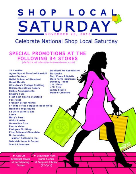 SHOP LOCAL SATURDAY in Stamford Downtown | Stamford Downtown - This is ...