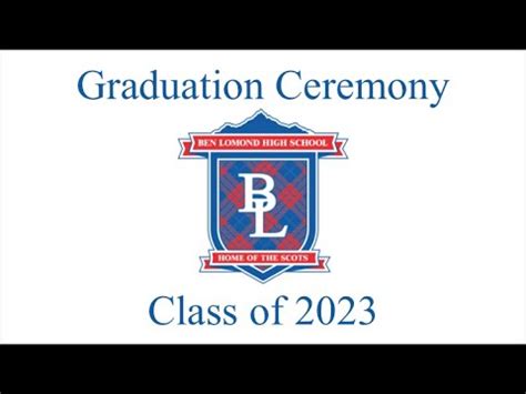 Ben Lomond High School Graduation 2023 (primary live stream) - YouTube