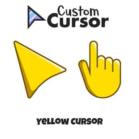 Yellow cursor – Custom Cursor