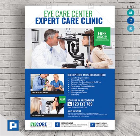 Eye Care Medical Flyer - PSDPixel | Eye care, Flyer, Medical