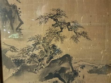 Ink wash painting on silk - Chinese - possibly very old? | Antiques Board