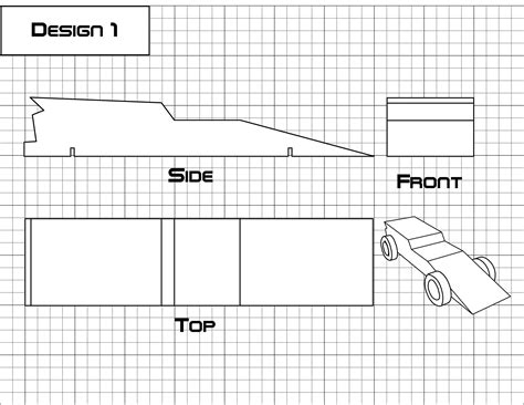 Pinewood Derby Template Printable