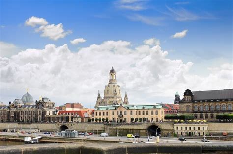 Premium Photo | Dresden panorama from elbe bridge. germany