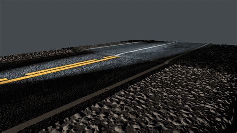 REALISTIC ROAD PBR TEXTURE - SEAMLESS Texture and sbsar File Texture ...