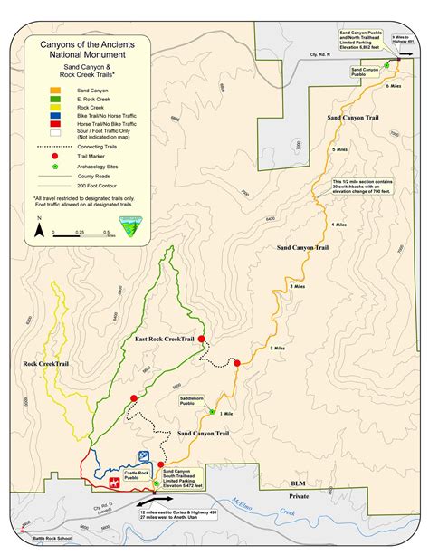 Canyon Of The Ancients Map - Maping Resources