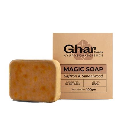 Buy Ghar Soaps Sandalwood & Saffron Soap for De Tan & Brightening ...