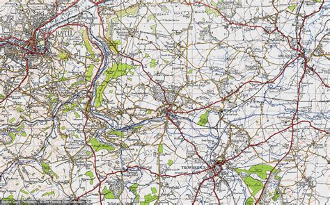 Historic Ordnance Survey Map of Bradford-On-Avon, 1946