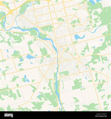 Map Of Cambridge Ontario - Map Of Staten