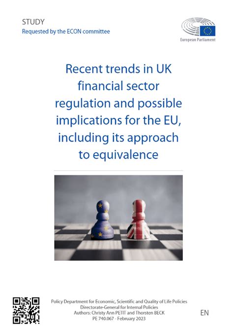 Recent trends in UK financial sector regulation and possible ...