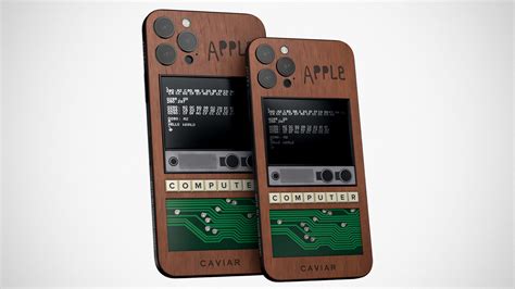 Caviar iPhone 12 Pro Apple 1 Edition Has A Fragment Of Apple 1 PCB On ...